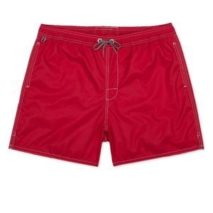 Birdwell Beach Britches Vintage Red Swim Trunks